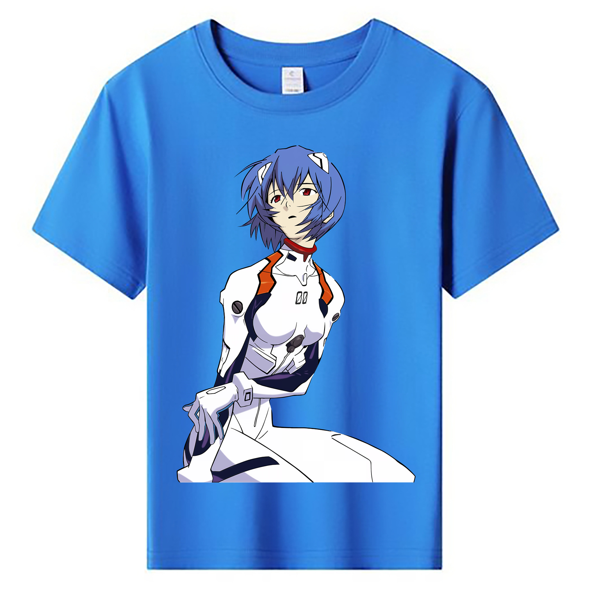 （画像用） EVA 新世紀エヴァンゲリオン 綿100％キッズTシャツ（フロントプリント）